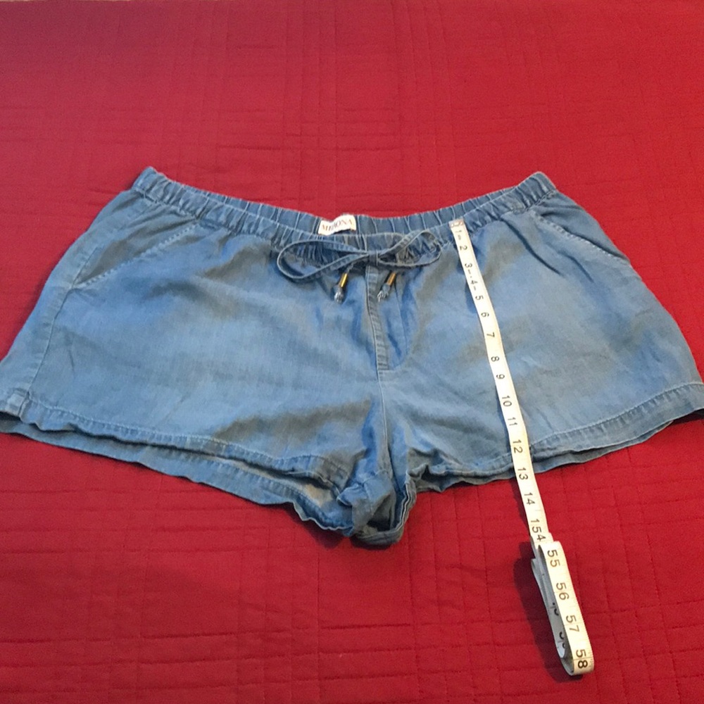 Denim shorts